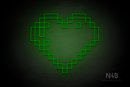 Pixel Heart - LED neon sign