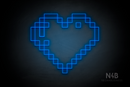Pixel Heart - LED neon sign