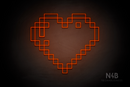 Pixel Heart - LED neon sign