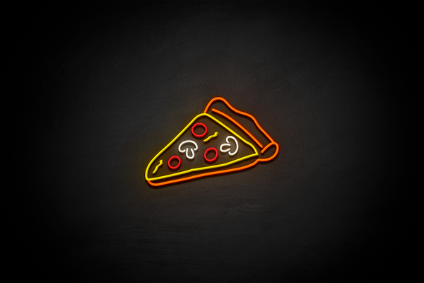 Slice of pizza- LED neon sign