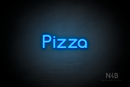 "Pizza" (Mountain font) - LED neon sign