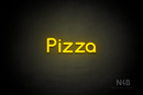 "Pizza" (Mountain font) - LED neon sign