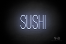 "SUSHI" (Diamond font) - LED neon sign