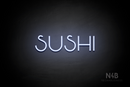 "SUSHI" (Reason font) - LED neon sign
