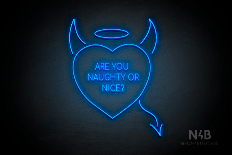 Devil and angel heart led light 2025