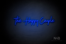 "The Happy Couple" (Amino-Soulmates font) - LED neon sign