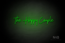 "The Happy Couple" (Amino-Soulmates font) - LED neon sign
